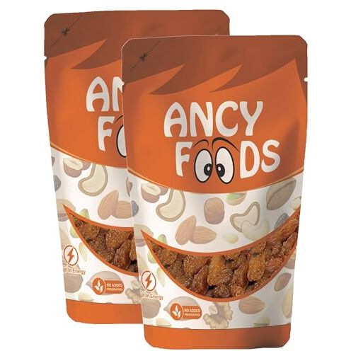 Ancy Se Abjosh Munakka Raisins Kandhari 500 Grams (2X250 Grams), Fresh