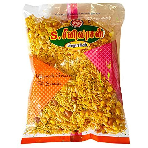 S Seenivasan Special Mixture 250G | Special Andhra Muruku 250G | Special Pepper Sev 250G - Pack Of 3 (750G)