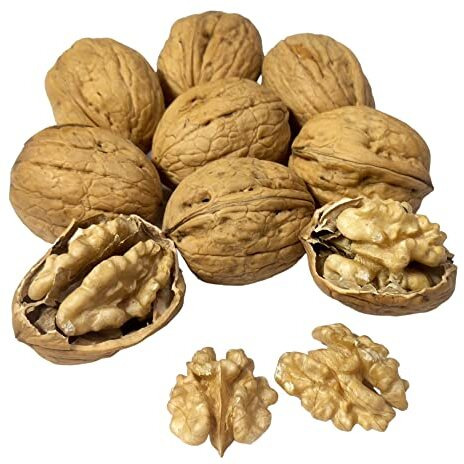 Dry Fruit Hub Chilean Akrot Walnut Kernels (Akhrot Giri), 500Gm | Grade-1 Fresh And Natural | Healthy Snacks | No Additives | Gluten Free | Vegan | Non Gmo | Walnuts Without Shell