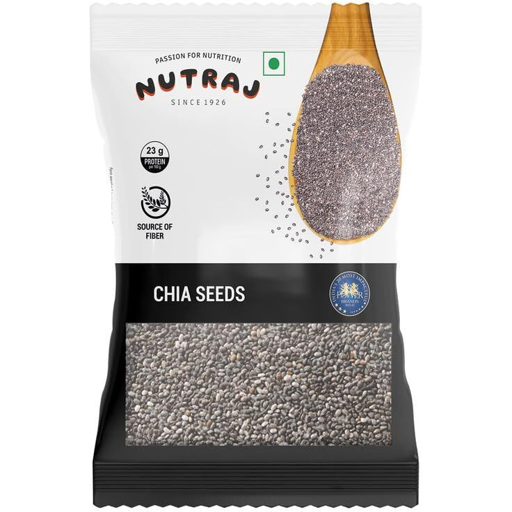 Nutraj Seeds Combo 200G | Sunflower & Chia Seeds 100G Each | Seeds For Eating | Seed Cycling | Seed Cycling Seeds Combo
