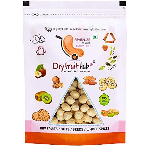 Dry Fruit Hub Premium Macadamia Nuts 500Gm, Macademian Nuts, Macadamias,Macadamia Nuts Unshelled
