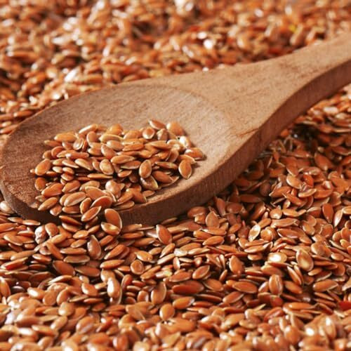 Nutrovally Raw Flax Seeds 2Kg (1Kg X 2 Packs) - Buy 1 Get 1 | Fiber-Rich Alsi Seeds For Healthy Eating | Flax Seeds For Hair Growth | Omega-3 For Heart Health | Superfood For Weight Loss