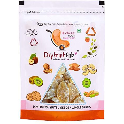 Dry Fruit Hub Dry Sweet Amla Candy 1Kg, (Indian Gooseberry), Candied Indian Gooseberry, Avla, Delicious