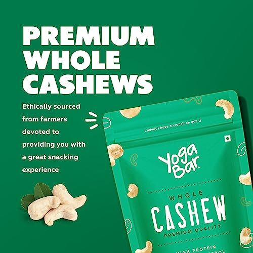 Yogabar Premium Dry Fruits Combo 1.5Kg - Whole Cashews, Californian Almonds & Indian Raisins - Consistent Quality Throughout The Year (3 X 500G)