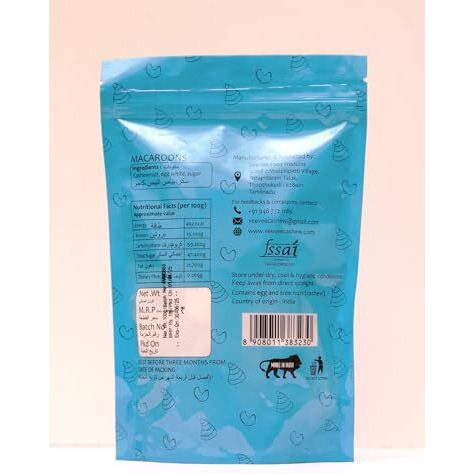 Vee Vee Thoothukudi Special Cashew Macroons - Pack Of 3 X 100G (300G)