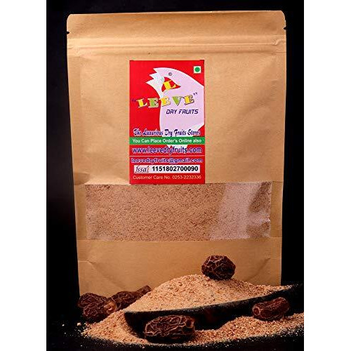 Leeve Dry Fruits Brand Fresh Dry Dates Powder | 200 Gms Pack | Natural Sweetener | Kharik Khajoor Date Powder