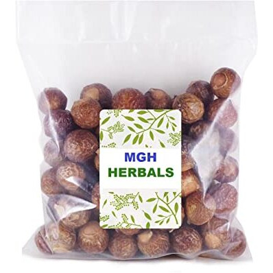 Mgh Herbals Organic Whole Dried Amla Reetha Shikakai Raw Form, For All Hair Type Combo Pack Each 200 G Total 600Gms, 3 Pack,3 Count