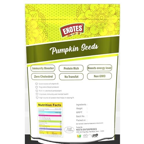 Exotes Dried Fruits Nuts And Seeds (Pumpkin Seeds, 200G)