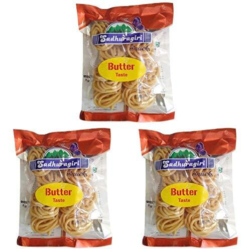 Sadhuragiri Butter Flavored Murukku (120G X Pack Of 3)