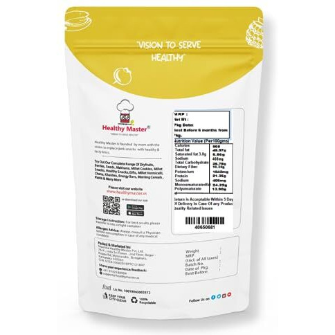 Healthy Master Gold Kismis (1Kg) Naturally Sun Dried | Seedless Dried Tasty Grapes | Premium Delicious Gold Raisins | Immunity Booster | Anti Oxidants | High In Fiber