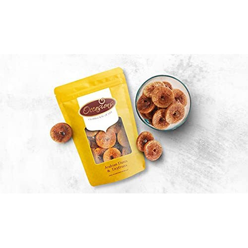 Occasions Original & Healthy Dry Jumbo Figs (Anjeer)- 500 Grams |Anjeer 500 Grams |Figs 500 Grams|Dry Figs 500 Grams.