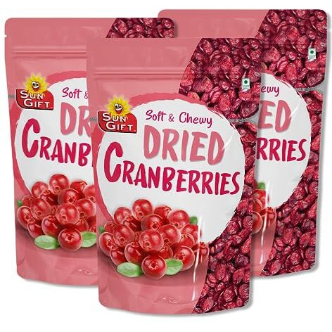 Tong Garden Imported - Dried Cranberries, 110G (Pack Of 3)
