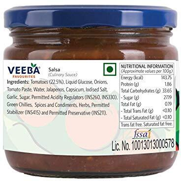 Veeba Salsa Dip, 360 G - Pack Of 2