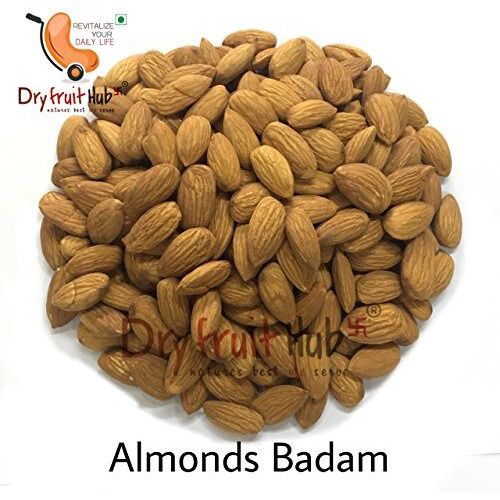 Dry Fruit Hub California Original Almonds Without Shells (Dfh-0072_500Grams) Almonds Badam,