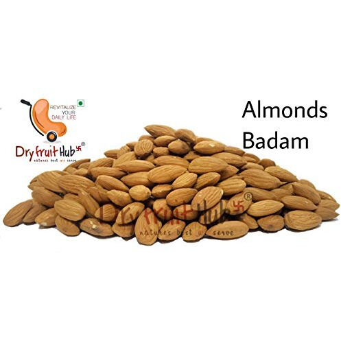Dry Fruit Hub California Original Almonds Without Shells (Dfh-0072_500Grams) Almonds Badam,