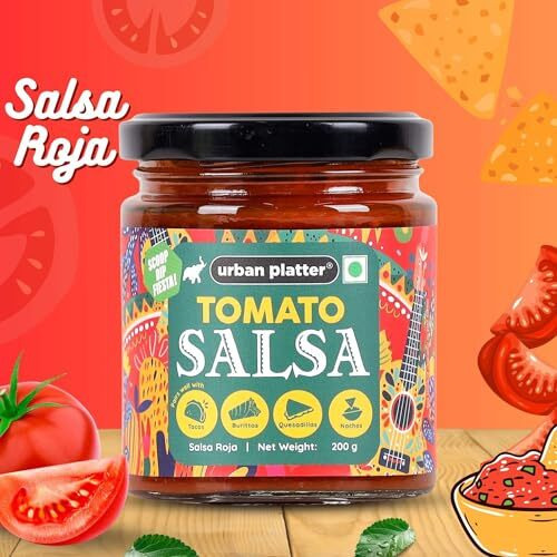 Urban Platter Tomato Salsa, 200G (Preservative Free | Vibrant & Zesty | Mexican Salsa)