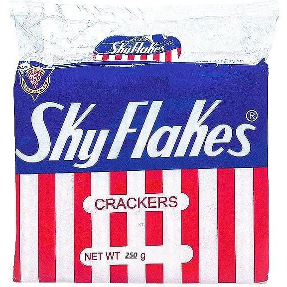 Sky Flakes Original Crackers Cookies Delicious Crunchy Snack Pack 250Gm