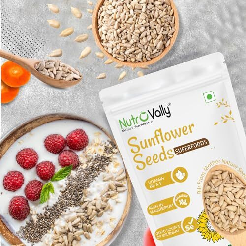 Nutrovally Combo Pack Pumpkin Seeds & Sunflower Seeds (100G Each) | Antioxidant-Rich, Omega-3 Loaded | Supports Weight Management, Skin Health & Heart Health | 200G Total (100G X 2)