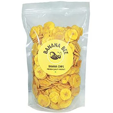 Bananabee Crunchy Premium Kerala Banana Chips Fried In Coconut Oil, 1Kg