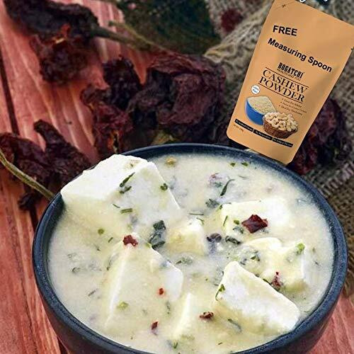Bogatchi Cashew Powder For Making - Curry, Paneer Sabzi, Dum Aloo, White Chicken, Kaju Shake, White Gravy, Malai Kofta, Ice Cream , , 200G , Free Measuring Spoon