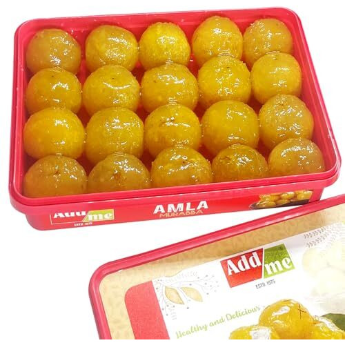 Add Me Premium Dry Amla Murabba 1Kg Gift Box | Extra Large King Size Amla Candy | Immunity Booster Amla Ka Murabba With Pure Kesar & Elaichi Celebration Pack
