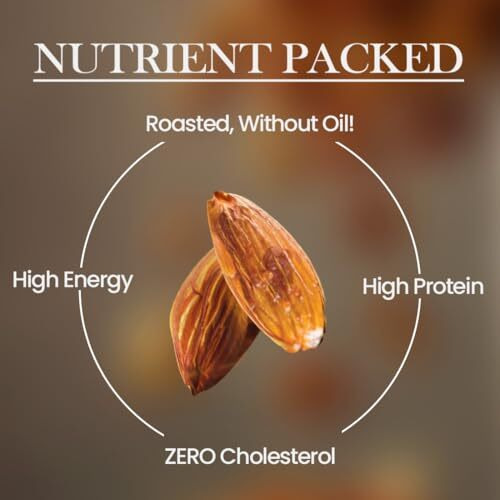 Eat Anytime Healthy Achari Almonds | High In Fiber & Protein, Convenient Snack | Healthy Snack, Crunchy & Roasted Almonds | Achari Almonds - 200Gm |