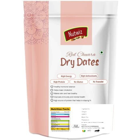 Nutwiz Nuts And Seeds (Red Dry Dates/Lal Chuara (200 Grams))