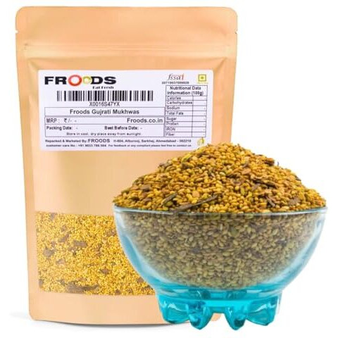 Froods Mukhwas, Gujarati Mukhwas, Digestive Mukhwas, Tal Gotli Mukhwas - 250G