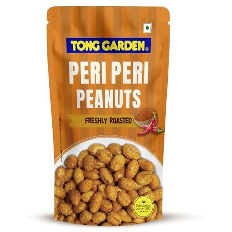 Tong Garden Peanuts Combo 455G (Garlic Peanuts (65G*5) Mint Chutney Peanuts (65G*1) Peri Peri Peanuts (65G*1)
