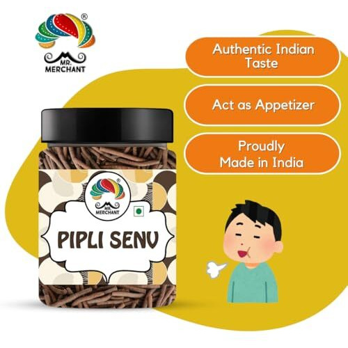 Mr. Merchant Pipli Senv - 250G Traditional Indian Herbal Digestive, (For Digestion & Acidity Relief)