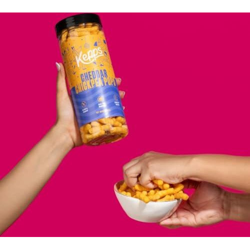 Kepps Cheddar Chickpea Pops Pack Of 3 (110 Gm X 3)