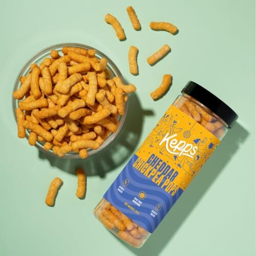 Kepps Cheddar Chickpea Pops Pack Of 3 (110 Gm X 3)