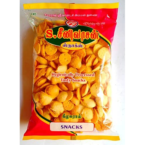 S Seenivasan Wine Biscuit | Bean Biscuits | Coin Biscuit | Egg Drops Biscuit - 750Gm (Pack Of 3 X 250 Gm)