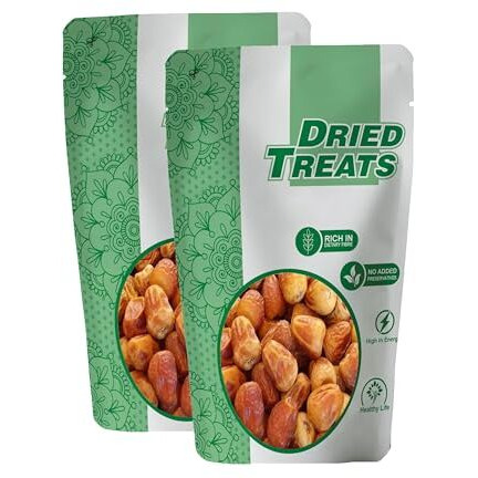 Dried Treats Premium Dates (Yellow Dates/Peela Khajoor, 400G)