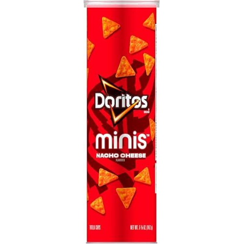 Doritoss Nacho Cheese Flavoured. Minis Tortilla Chips. Bite Into The Cheesy Goodness Of Nacho Cheese Flavoured 145.2G (Usa)