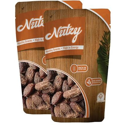 Nutzy Premium Dates (Dry Red Dates/ Lal Chuara, 500G)