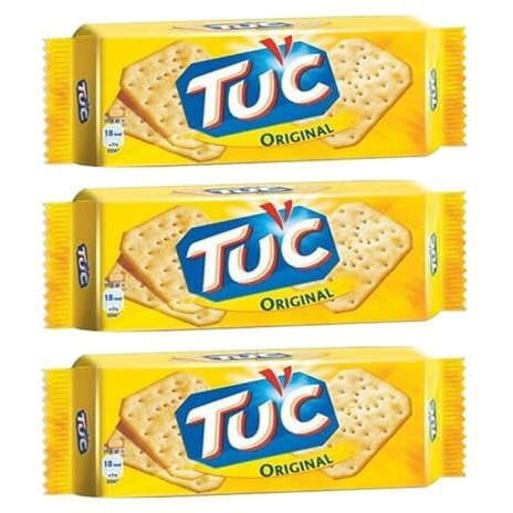 Tuc Original Snack Crackers Crunchy And Delicious Each 100Gm (Pack Of 3)