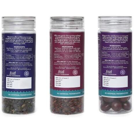 The Aftaway Paan Lovers Mukhwas Combo 480Gm  Kolkata Paan Mist, Banarasi Paan Blossom & Indie Mint Shots Mukhwas, No Tobacco Traditional Indian Mouth Fresheners, After-Meal Refreshment (Pack Of 3)