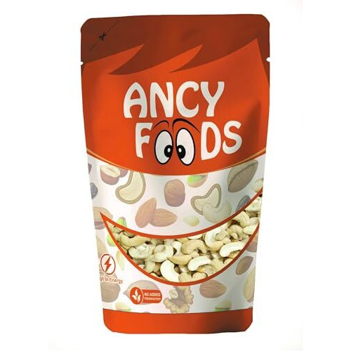 Ancy Foods 100% Natural Cashews Kernels Piece Split Nut, Big Size (Kaju 2 Sliced) Dry Fruit, 250Gm