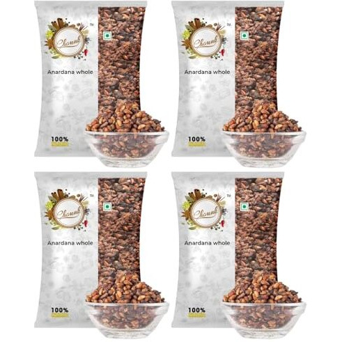 Chounk Dried Anardana Seeds Whole - 400G (100G X 4) | Dried Pomegranate Seeds | Anar Ke Beej