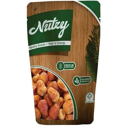 Nutzy Premium Dried Fruits (Yellow Dates/Khajoor, 200 Gm)