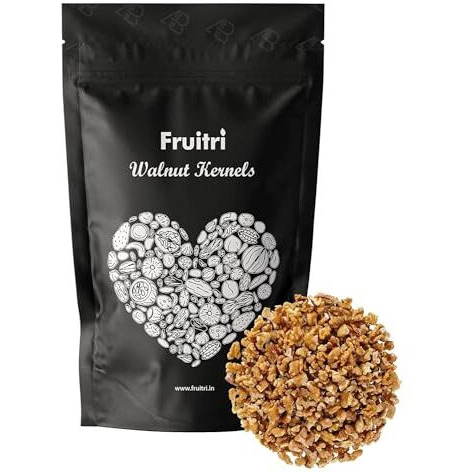 Fruitri Walnut Kernels, Without Shell, Akhrot Giri 16Pcs Broken Akhrot (1Kg)
