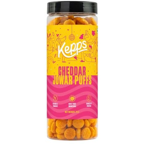 Kepps Kids Pack Of 5 - Snack, Gluten Free, Rich In Fiber And Protein, Never Fried, Low Calorie, Delicious Munchies, Kids Friendly, No Msg, No Transfat, For All Age ( 110 Gm, 70 Gm X 2, 70 Gm, 90 Gm X 1 )