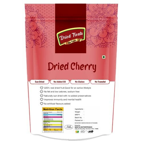 Dried Treats Premium Dried Fruits (Cherry, 200 Grams)