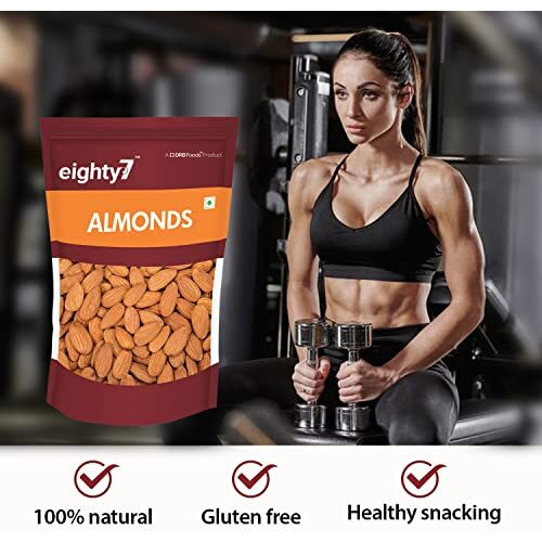 Eighty7 California Almonds - Daily Essential, 1Kg
