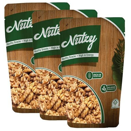 Nutzy Premium Dry Fruits (Kashmiri Walnut/Akhrot Giri, 600)