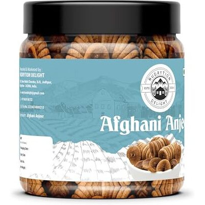 Nudrytion Delight Dry Figs | Naturally Sweet & Nutritious | Rich In Fiber & Antioxidants | Healthy Snack For All Ages | Ideal For Cooking, Baking & Gifting | 100% Natural & Delicious - 250G(Pack Of 2)