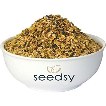 Seedsy Digestive Mukhwas, Roasted Ajwain, Carom, Dill (Sowa), Fennel, & Sesame (White & Black) Seeds With Salem Turmeric Powder, Mouth Freshener|After Meal Digestive (250Gram)