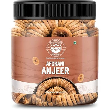 Nudrytion Delight Premium Afghani Dry Figs, (Jumbo Size) - A Delicious & Healthy Snack (1Kg)