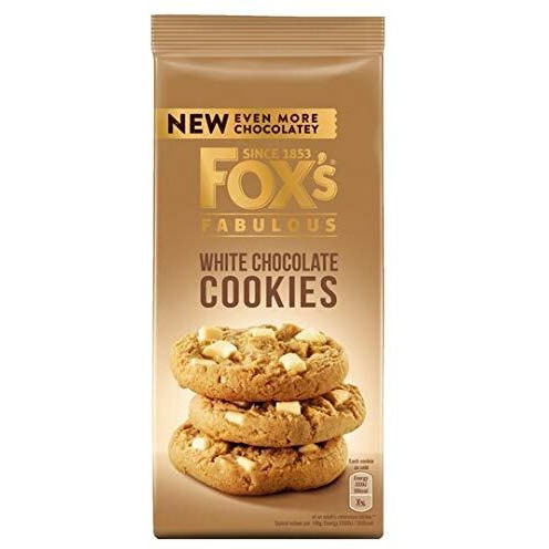 Fox's Fabulous White Chocolate Cookies 180G